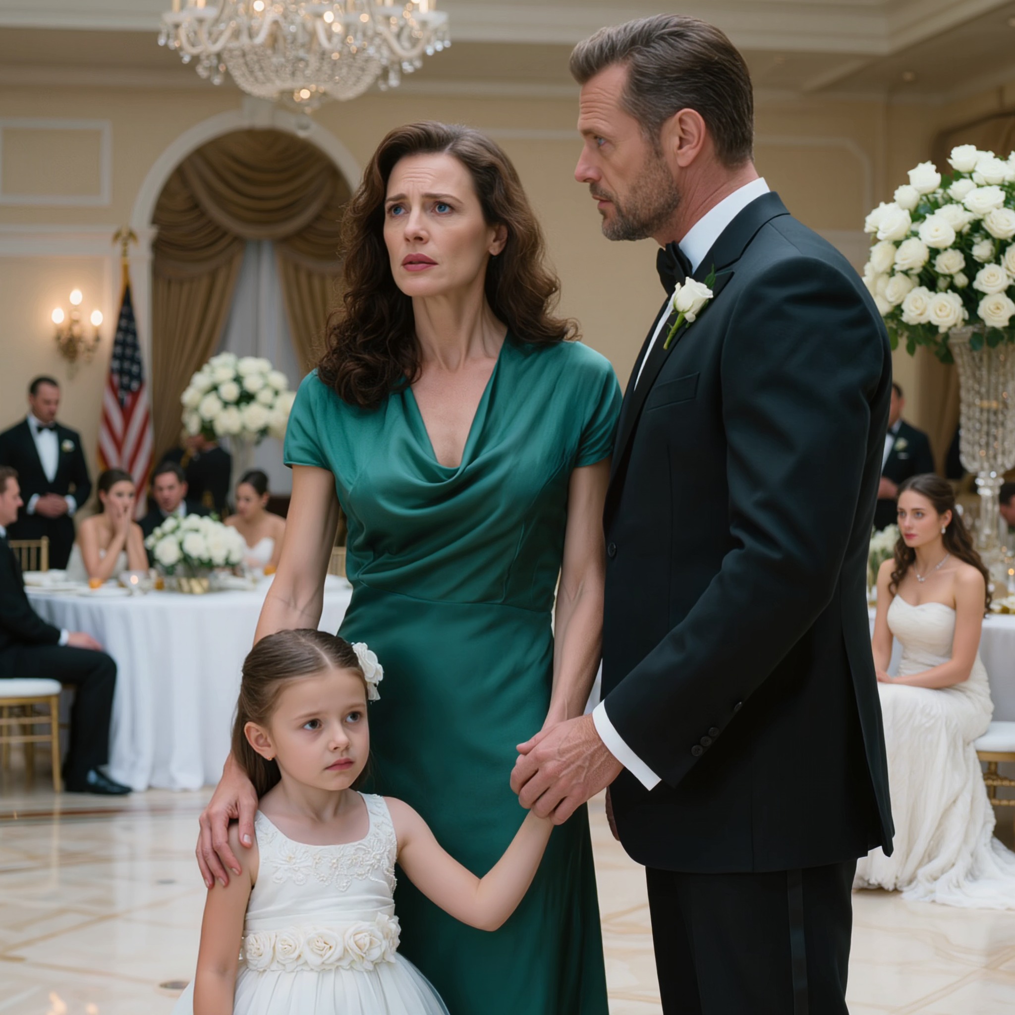 Au mariage de sa cousine, Rebecca pensait que le pire moment de la soirée serait de se retrouver seule avec sa fille à la table oubliée – jusqu’à ce que son puissant patron lui prenne la main, l’appelle son épouse pour une soirée, découvre la promotion qu’on lui avait volée et la force à se demander si l’homme qui changeait sa vie disait la vérité… ou s’il cachait un dernier secret.
