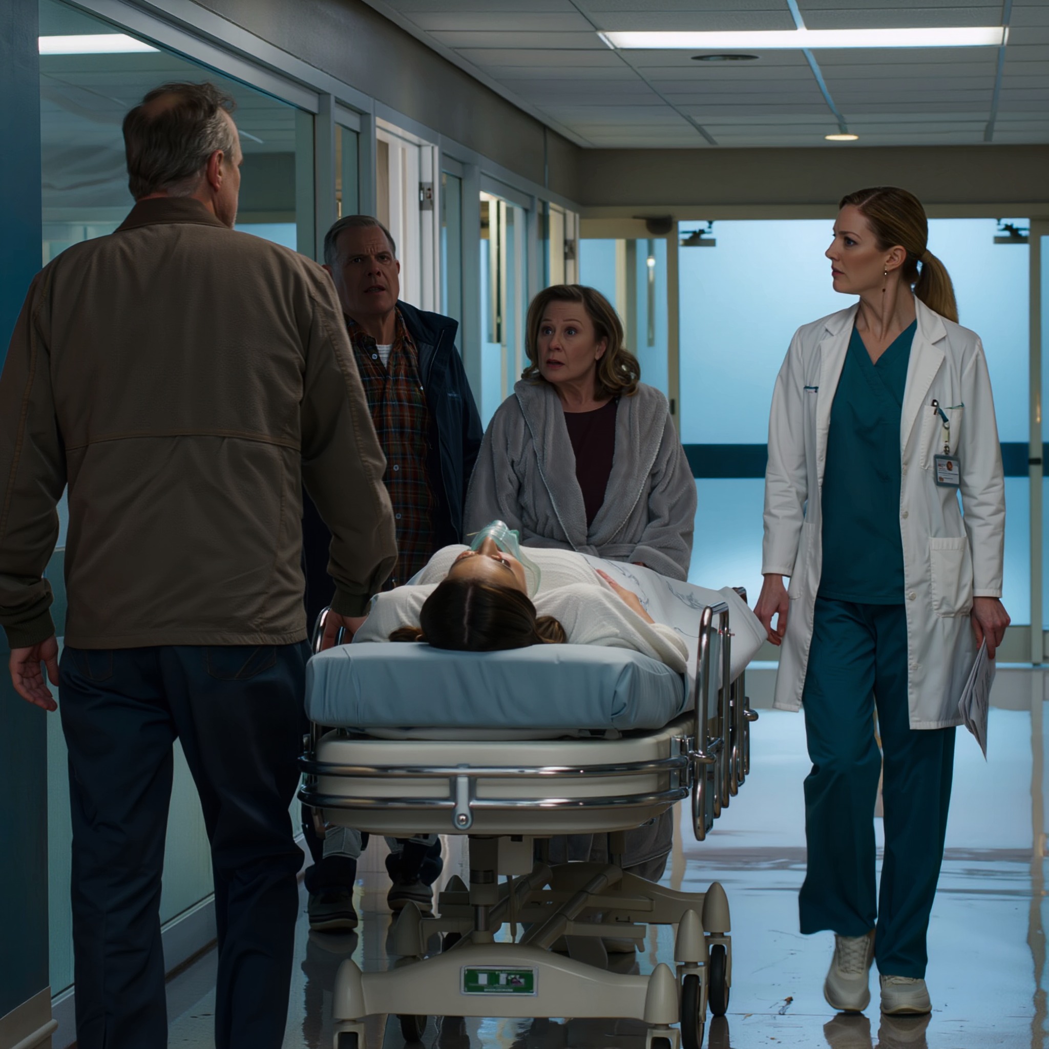 À 15 ans, mes parents ont cru ma sœur sur parole et m’ont laissée sortir sous la pluie. « Partez. Je ne peux pas gérer ça ce soir. » Plus tard dans la nuit, l’hôpital leur a demandé de venir. Quand mon père est entré dans ma chambre et a vu qui était assis à côté de moi, ses mains se sont mises à trembler. « VOUS… VOUS NE DEVRIEZ PAS ÊTRE LÀ… » –