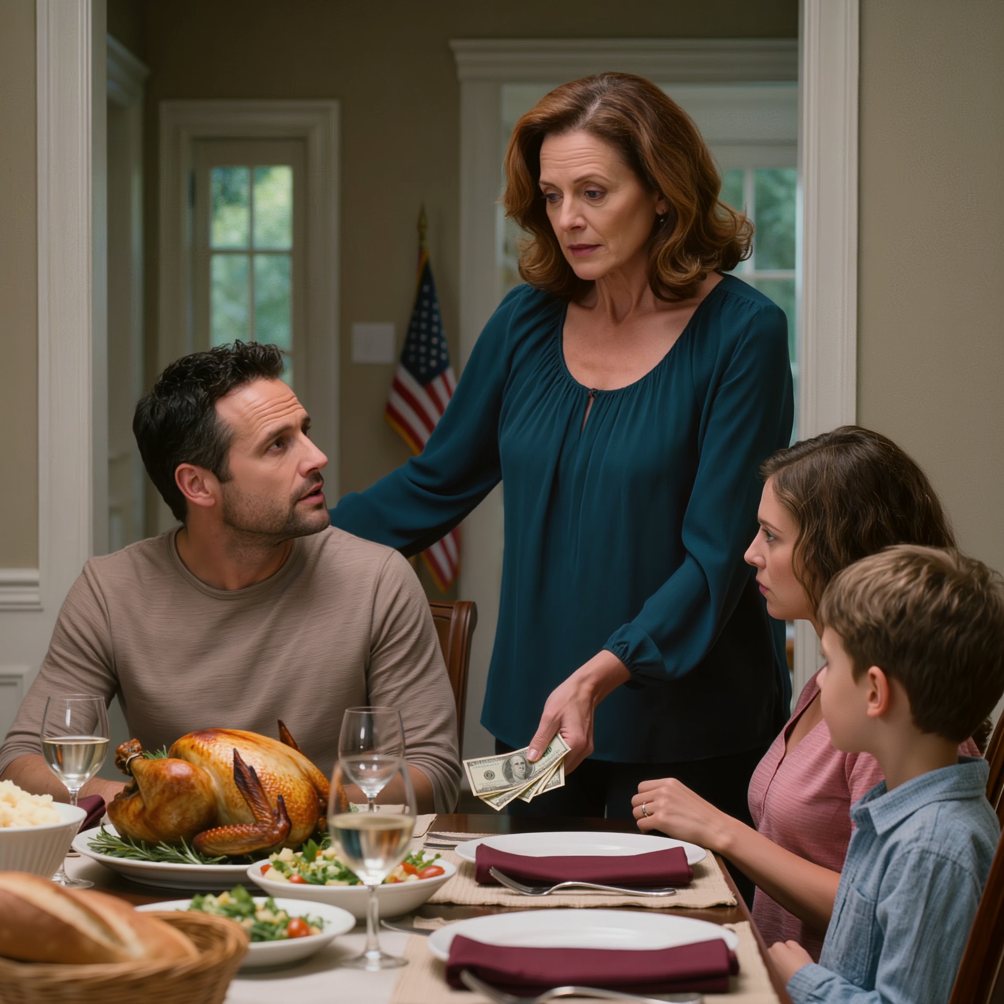 Pendant le dîner, mon fils a dit : « Je vais vivre ma vie, et tu t’occuperas de mes enfants. C’est la règle ! Si ça ne te plaît pas, la porte est juste là. » J’ai répondu calmement : « Parfait. Je m’en vais. Désormais, tu te débrouilleras pour tes dépenses. »