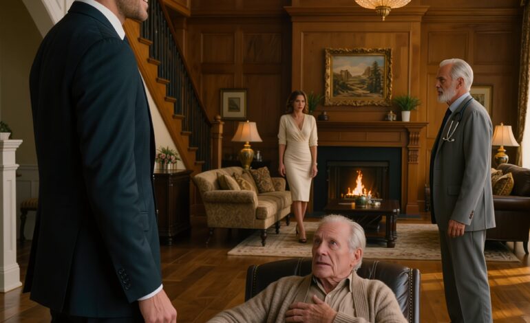 « Mon fils m’a dit : “Papa, c’est vraiment mal tombé”, alors que j’étais à l’hôpital, en attente d’une opération à cœur ouvert. Dix jours plus tard, il n’est venu qu’après avoir appris que je me remettais dans le manoir d’un médecin millionnaire. Mais lorsque ce médecin a mentionné une enveloppe oubliée datant de 1989, un silence de mort s’est abattu sur la pièce, ma belle-fille a cessé de sourire et mon fils a compris que cette visite allait lui coûter bien plus que sa fierté. »