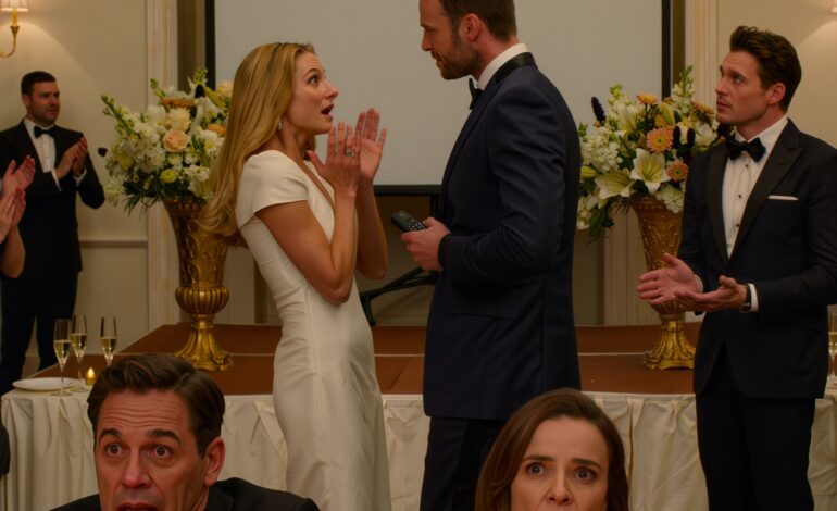 Mon frère m’a traînée sur scène lors de sa fête de fiançailles pour me faire paraître insignifiante devant une centaine d’invités, mais quand j’ai sorti une petite télécommande de ma poche et que j’ai dit : « Avant de porter un toast aux heureux fiancés, je pense que tout le monde mérite de voir ce que Chloé a fait », la salle de bal est devenue complètement silencieuse – et pour la première fois de ma vie, ma famille a réalisé qu’elle avait choisi le mauvais fils.