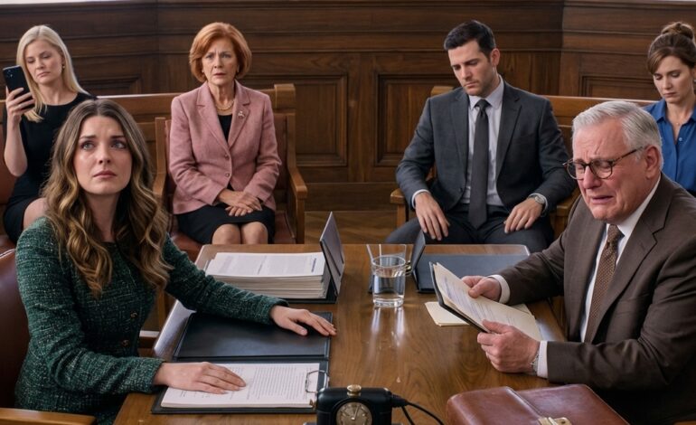 « Mon avocat m’a suppliée de ne pas signer, ma belle-mère a ricané et la maîtresse de mon mari a pris un selfie dans la salle d’audience. Mais lorsque le juge lui a demandé d’ouvrir à la page 47, son sourire s’est effacé. » Il y a trois semaines, j’ai cédé à mon futur ex-mari la maison, les voitures et l’entreprise que, selon lui, je n’avais jamais contribué à bâtir. Il a cru que je capitulais. Il était loin de se douter que j’avais passé trois ans à me préparer à ce moment précis.