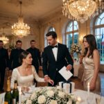 Le jour de mon mariage, ma sœur m’a offert un coffret cadeau. Mon mari l’a regardé et a dit : « Ne l’ouvre pas encore. » « Qu’est-ce qui ne va pas ? » ai-je demandé. Il a fixé ma sœur du regard, d’une voix basse et calme : « Tu as apporté quelque chose que tu n’aurais pas dû avoir chez nous. » Ses amis proches se sont levés lentement. Le sourire narquois de ma sœur…