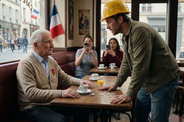 « Taisez-vous ! » — Un homme gifle un vétéran âgé dans un restaurant, ignorant que sa fille dirigeait le département de la Sécurité intérieure.