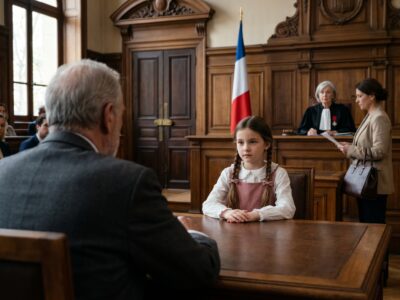 Lors de l’audience de divorce, mon mari a froidement demandé la fin de nos 20 ans de mariage, mais juste au moment où l’avocat allait lire le jugement, ma nièce de 8 ans s’est levée et a demandé au juge de diffuser une vidéo de ce qu’elle avait vu à la maison, et tout le monde a été stupéfait par ce qu’elle a révélé.  Publié par