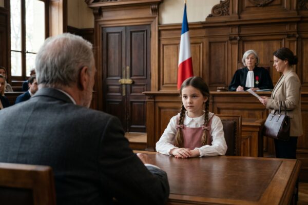 Lors de l’audience de divorce, mon mari a froidement demandé la fin de nos 20 ans de mariage, mais juste au moment où l’avocat allait lire le jugement, ma nièce de 8 ans s’est levée et a demandé au juge de diffuser une vidéo de ce qu’elle avait vu à la maison, et tout le monde a été stupéfait par ce qu’elle a révélé.  Publié par