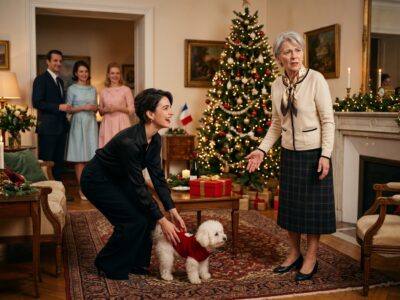 Ma fille a emmené toute la famille en vacances pour la fin de l’année, a distribué des cadeaux à tout le monde, puis a glissé le dernier billet dans le pull du chien et m’a dit : « C’est toi qui aurais dû rester à la maison pour la garder. » Je n’ai pas fait d’esclandre, je n’ai pas supplié pour y aller, j’ai simplement fait discrètement une chose qu’ils ont regrettée bien trop tard