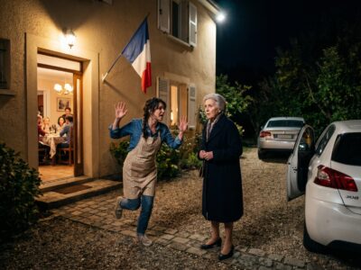 N’entrez pas, partez immédiatement ! » hurla la femme de ménage. Je me suis figée, je suis retournée en courant à ma voiture, j’ai éteint les phares et j’ai observé la scène de loin. Ce soir-là, après un an sans nouvelles de ma fille, j’avais reçu un SMS : « Maman, on dîne ensemble ? Tu me manques. » Mais dès que je me suis garée devant le portail et que la femme de ménage est sortie en courant, ce qui s’est passé ensuite m’a enfin fait comprendre toute l’histoire.