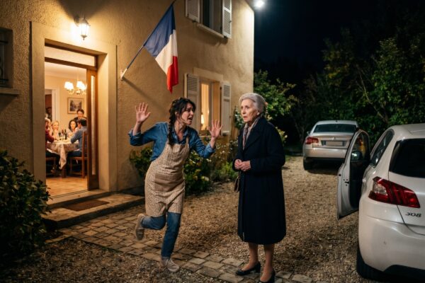 N’entrez pas, partez immédiatement ! » hurla la femme de ménage. Je me suis figée, je suis retournée en courant à ma voiture, j’ai éteint les phares et j’ai observé la scène de loin. Ce soir-là, après un an sans nouvelles de ma fille, j’avais reçu un SMS : « Maman, on dîne ensemble ? Tu me manques. » Mais dès que je me suis garée devant le portail et que la femme de ménage est sortie en courant, ce qui s’est passé ensuite m’a enfin fait comprendre toute l’histoire.