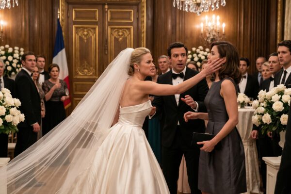 Ma demi-sœur m’a giflée à son mariage, et ensuite son marié a prononcé mon nom complet.