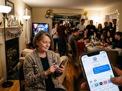 Mon fils a organisé une fête du Nouvel An pour 27 membres de sa famille, mais il m’a ignorée comme si j’étais une étrangère… Sa femme s’est levée, m’a pointée du doigt et a crié : « Ce n’est pas de la famille, c’est un fardeau ! » Mon fils a même applaudi : « Elle nous a ruinés ! » Toute la salle a ri tandis que ma fille me poussait dehors. Je n’ai pas dit un mot. J’ai juste souri… et envoyé un SMS à une seule personne. Quelques jours plus tard : 90 appels manqués de leur part.